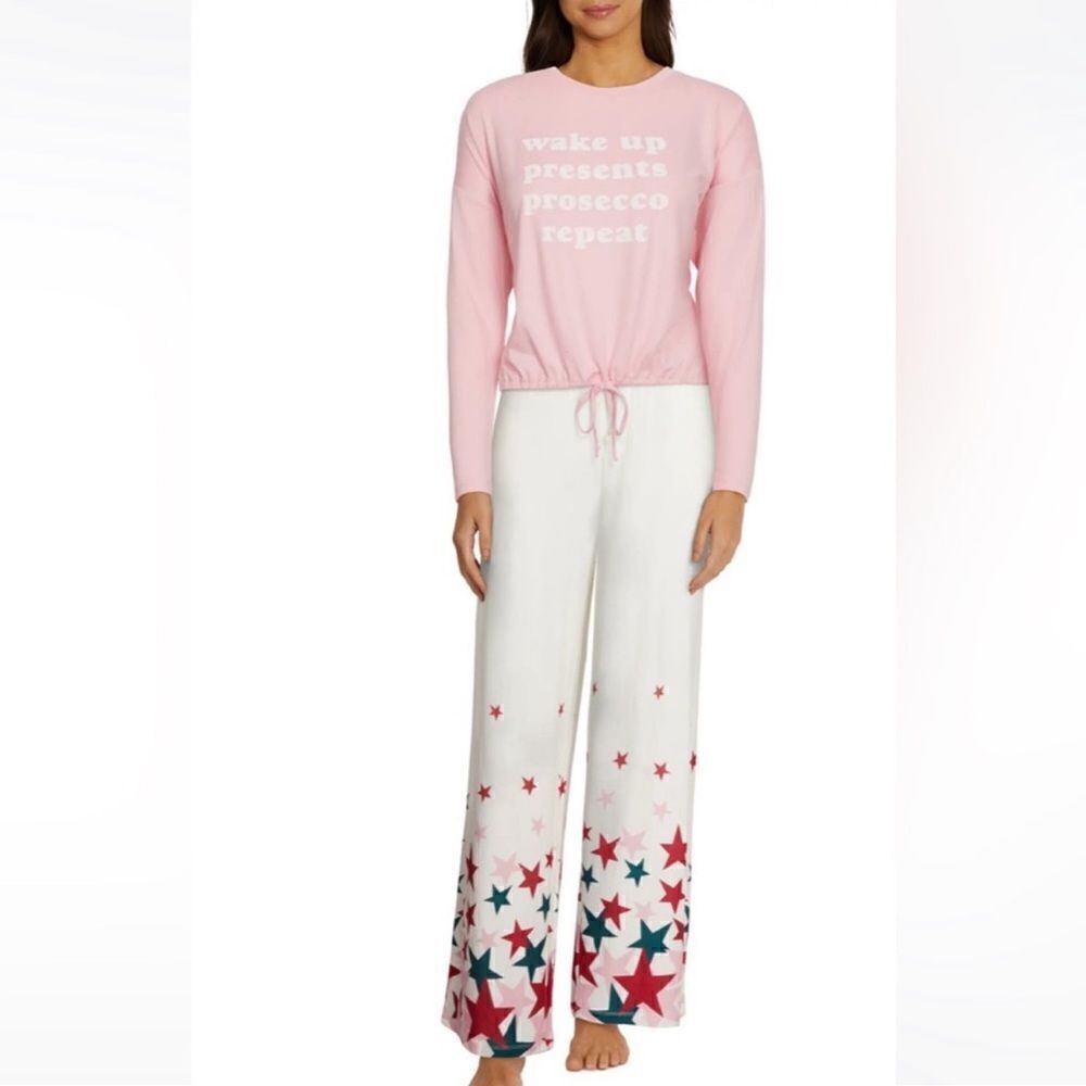 Wildfox Wake Up Prosecco Pajamas Set.Size S